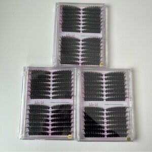3 PACK Ballet Girl Eyelash Cluster Extensions 80D